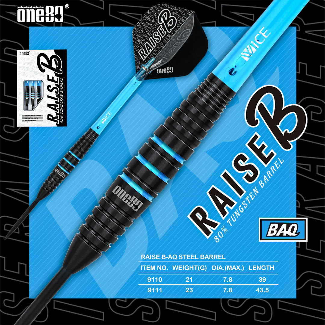 One80 Raise B-AQ Steeldart