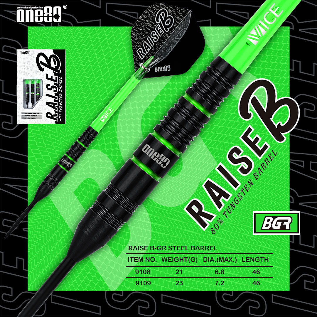 One80 Raise B-GR Steeldart