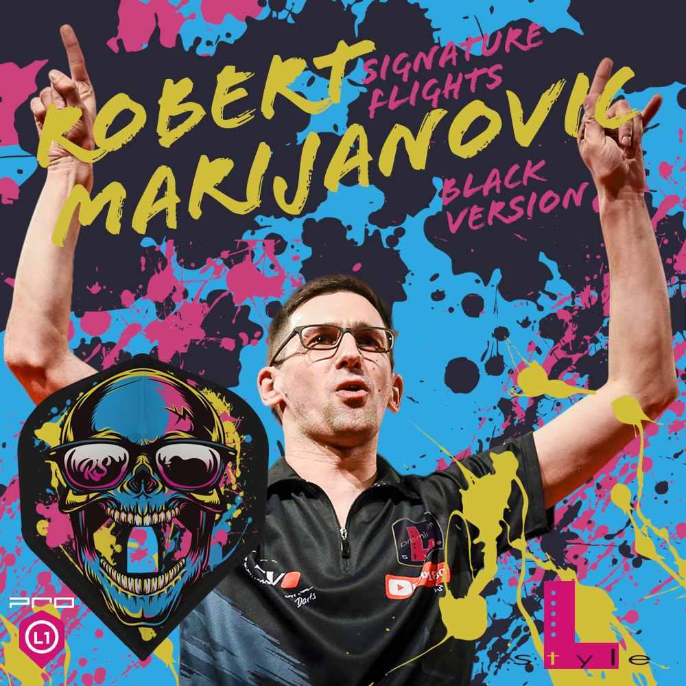 L -Style Signature Flights - Robert Marijanovic V2 schwarz