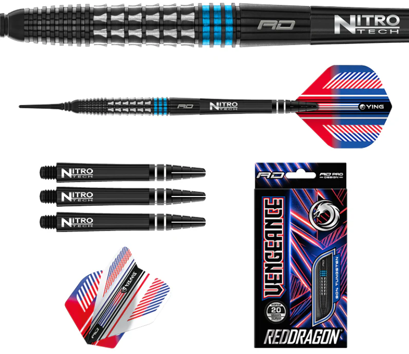 Red Dragon Vengeance blue Softdart 20g
