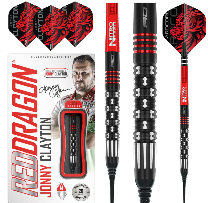 Red Dragon Jonny Clayton Premier League SE Softdart 20g