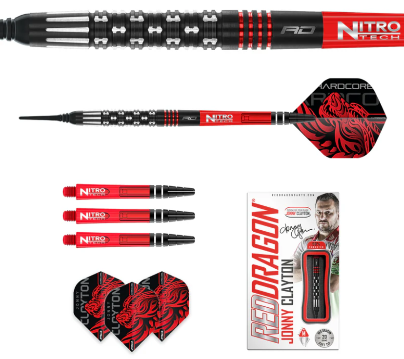 Red Dragon Jonny Clayton Premier League SE Softdart 20g