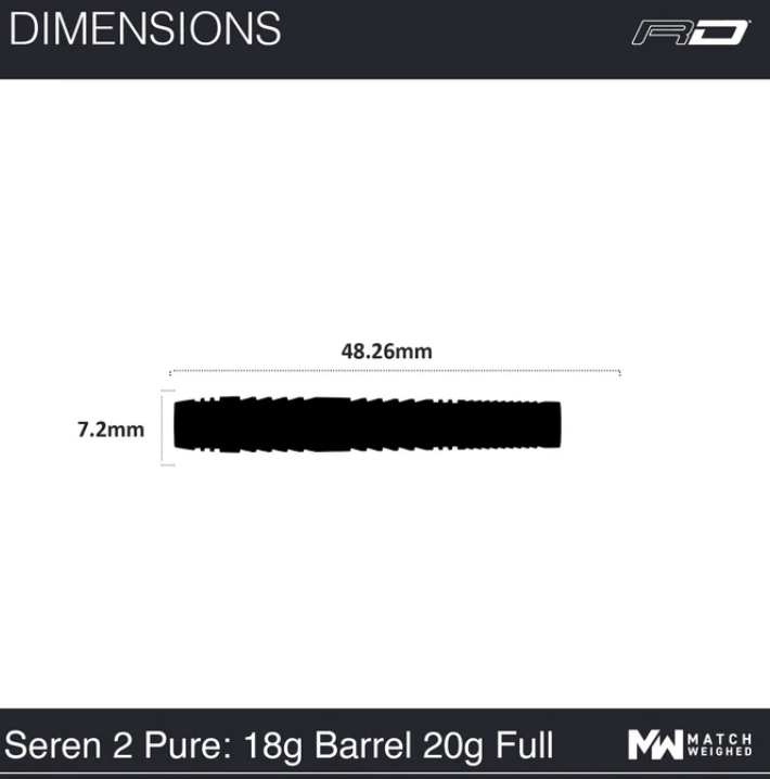 Red Dragon Seren 2 Pure Softdart 18g
