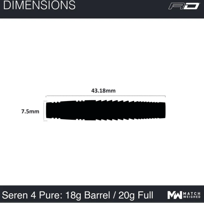Red Dragon Seren 4 Pure Softdart 18g
