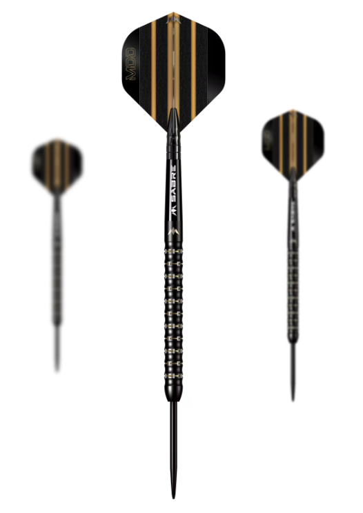Mission Mike De Decker 95% - Black & Gold Steeldart