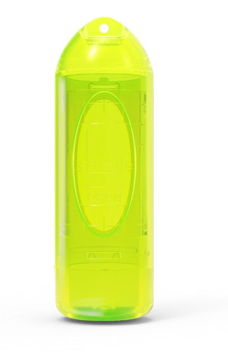 L-Style Lipstock Spitzen Aufbewahrung Case Neon Gelb