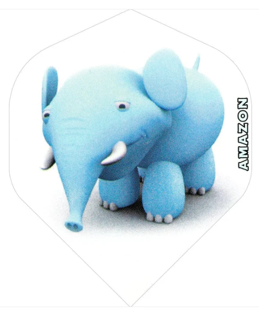 Amazon Dart Flights - 100 Micron No2 - Elefant