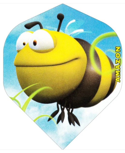 Amazon Dart Flights - 100 Micron No2 - Bumble Bee