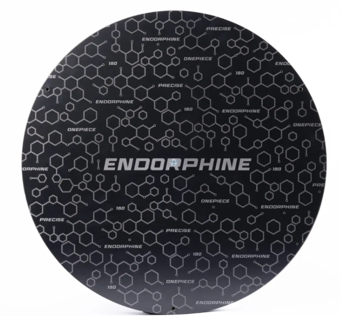 Precise180 Steeldartboard - Endorphine ohne Zahlenring mit Magnethalter