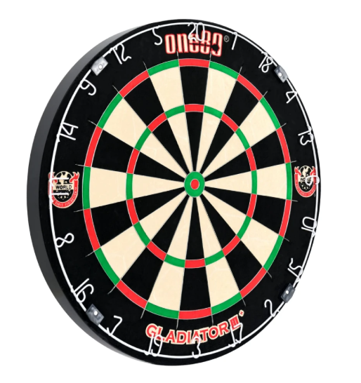 One80 Gladiator III Plus WDF logo Steeldart Board