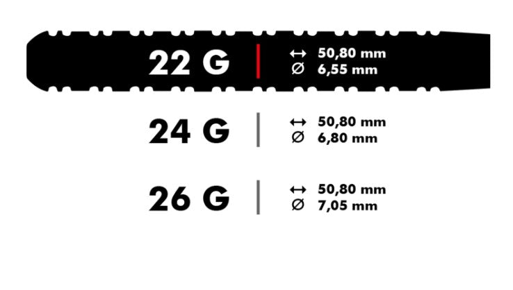 Winmau Firestorm Flame parallel 90% Steeldarts