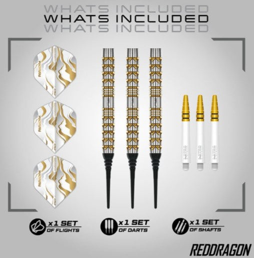 Red Dragon Paradym gold Parallel 20g Softdart