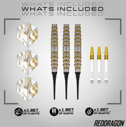 Red Dragon Paradym gold Torpedo 20g Softdart