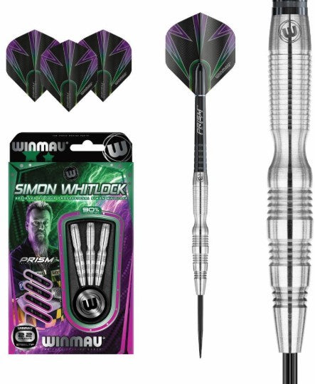 Winmau Simon Whitlock silber 90% Steeldarts
