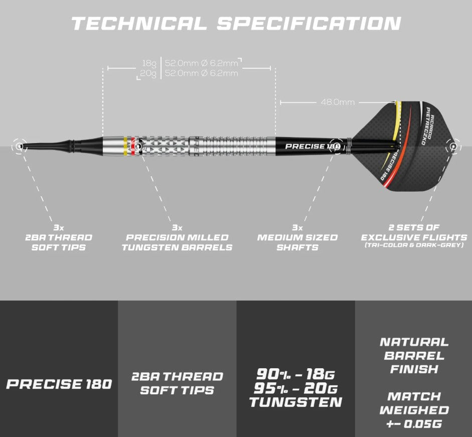 Precise180 Ricardo Pietreczko Softdart