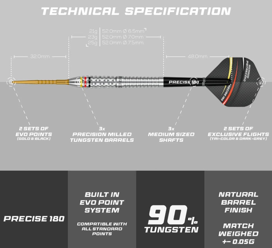 Precise180 Ricardo Pietreczko Steeldart
