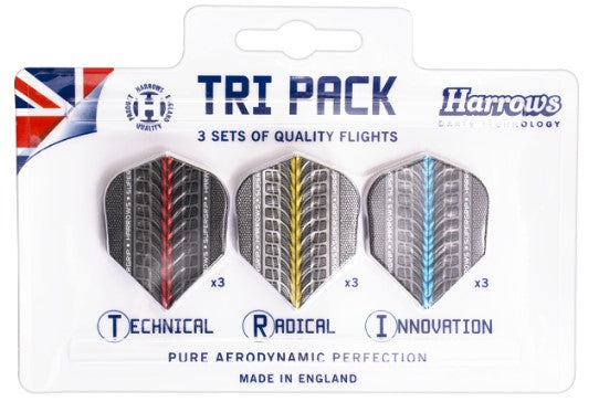 Harrows Tri Pack Supergrip Flights