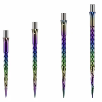 Caliburn EVO Dart Points - Spiro - No Lip - rainbow