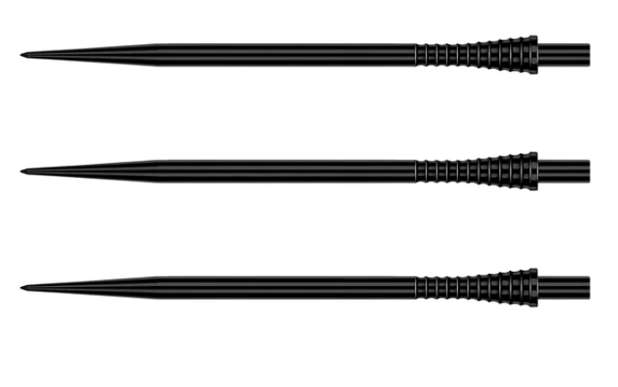 Red Dragon Raptor Gripped Dart Points - Black 50mm