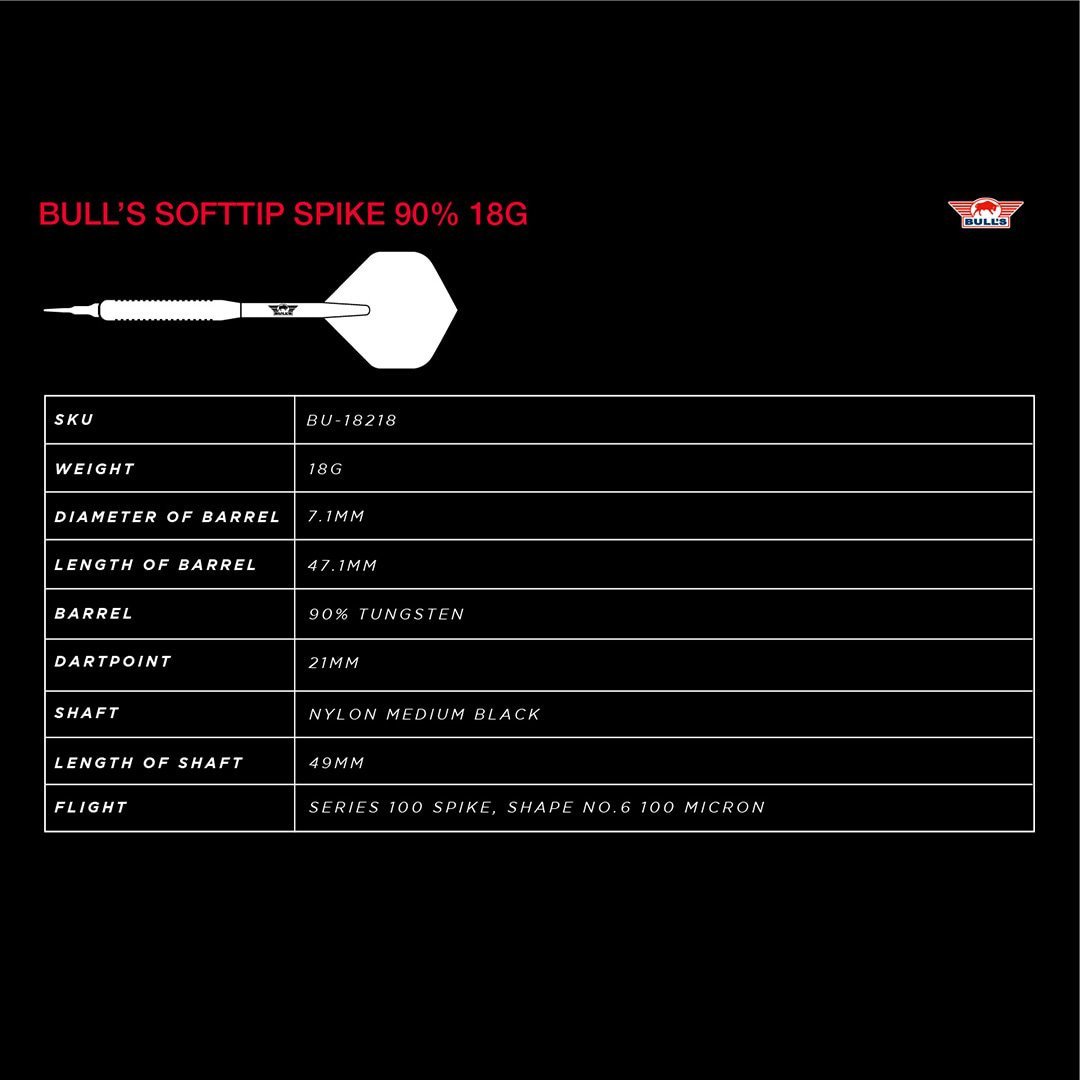 BullsNL Spike 90% Softdart 18gr
