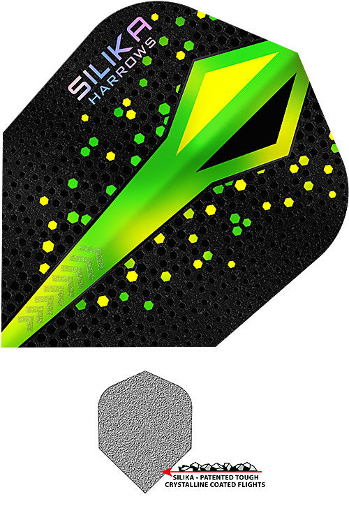 Harrows Silika Colourshift grün No.6 Flights