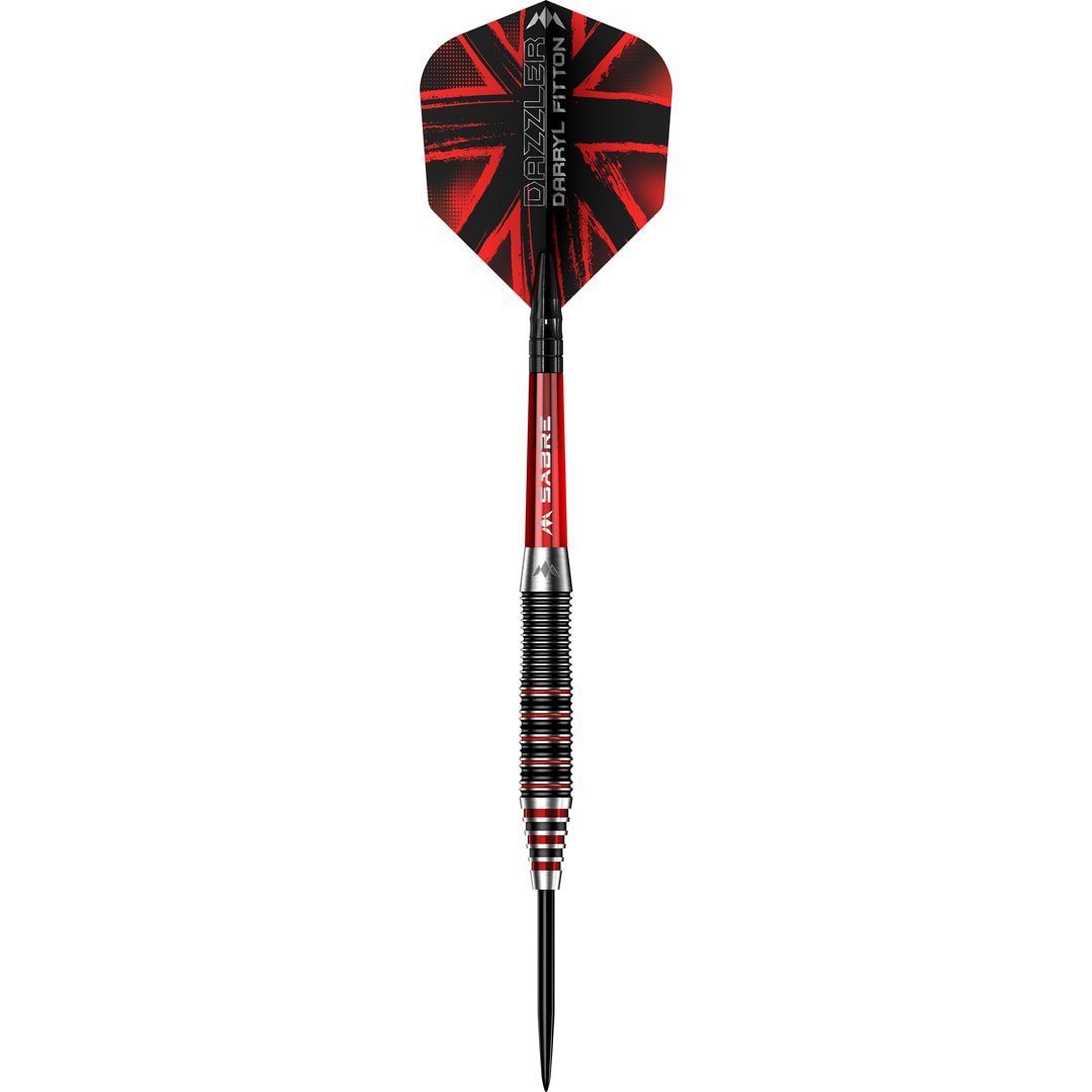 Mission Darryl Fitton 95% Steeldart Electro Black & Red