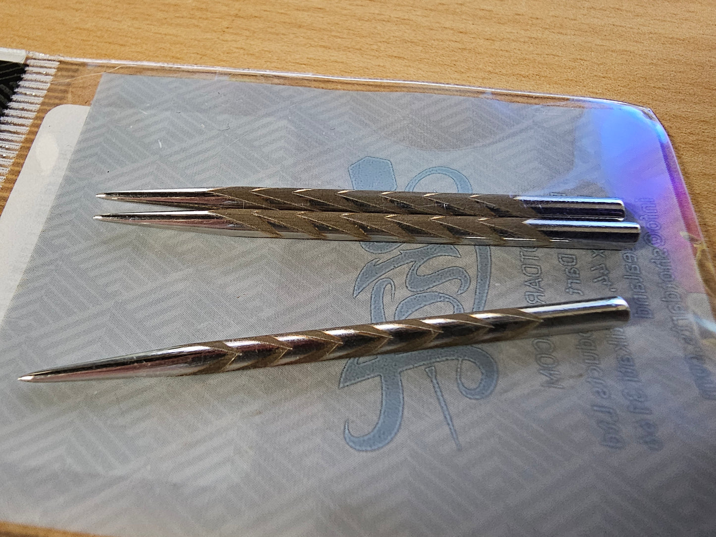 Shot Steeldart Spitzen Tribal Weapon Silber Lasered