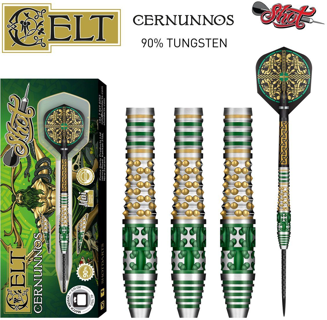Shot Celt Cernunnos 90% Steeldart