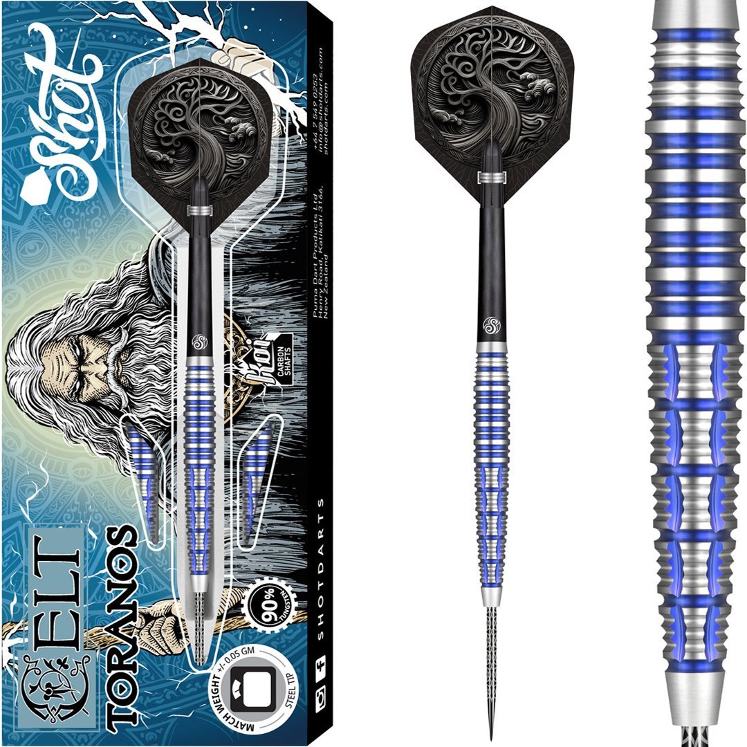 Shot Celt Toranos 90% Tungsten Steeldart
