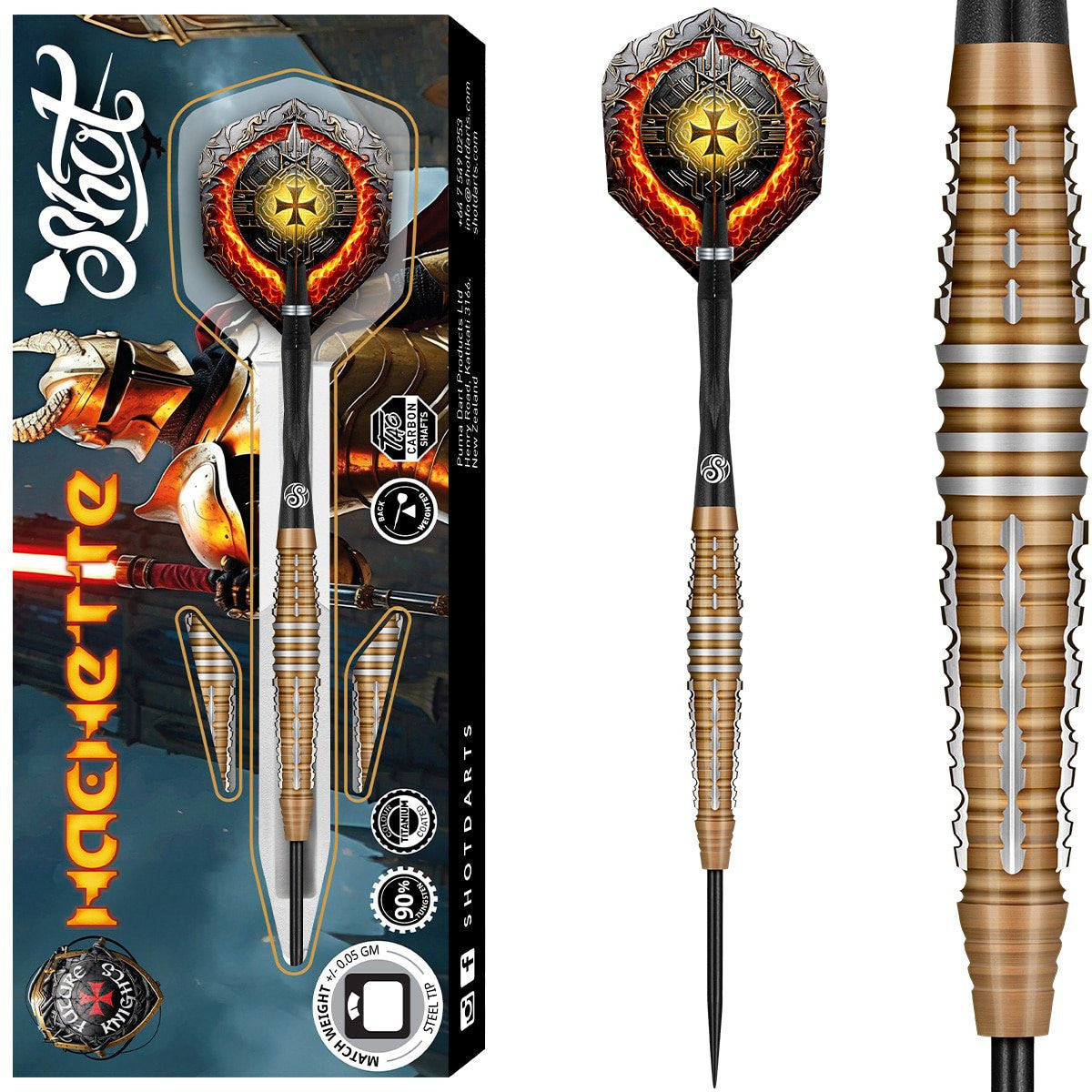 Shot Future Knights Hachette 90% Steeldart