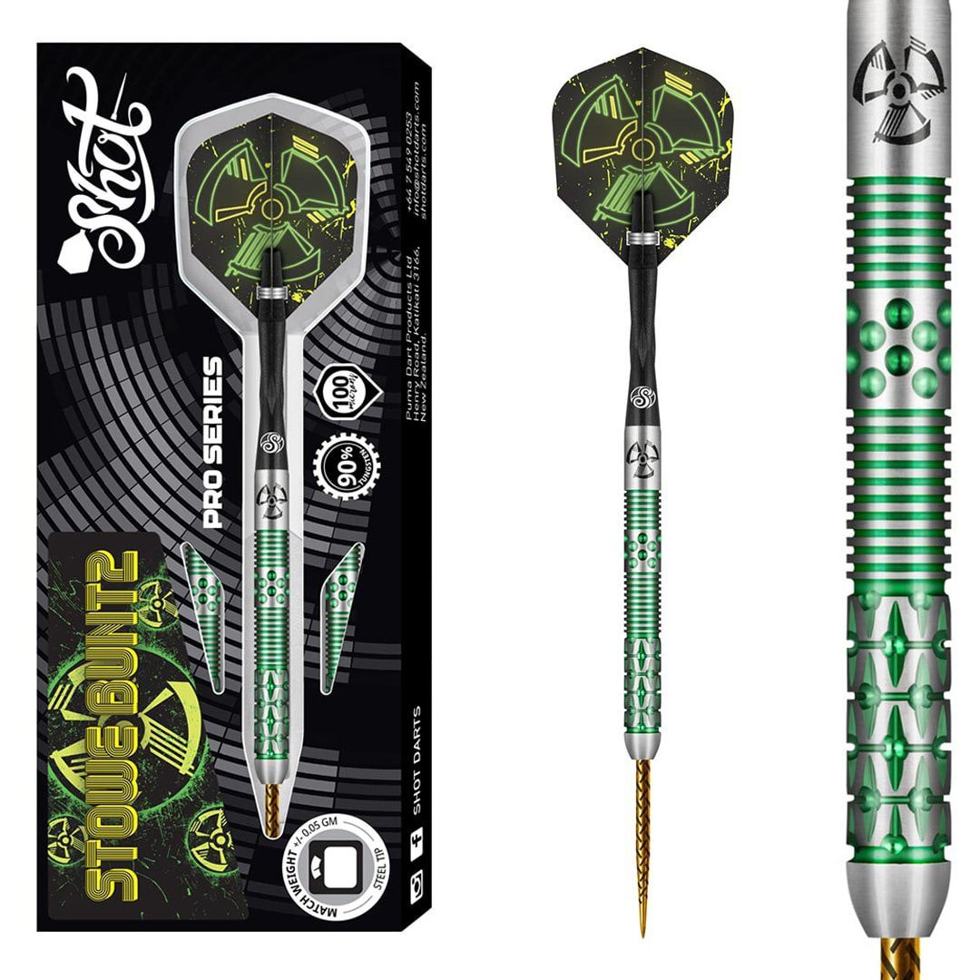 Shot Pro Series Stowe Buntz 2.0 90% 23 gr Steeldart