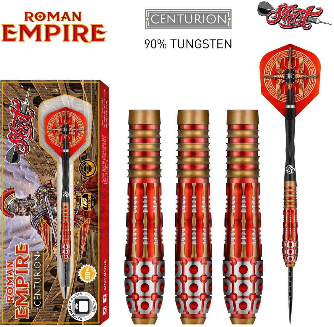 Shot Roman Empire Centurion 90% Steeldart