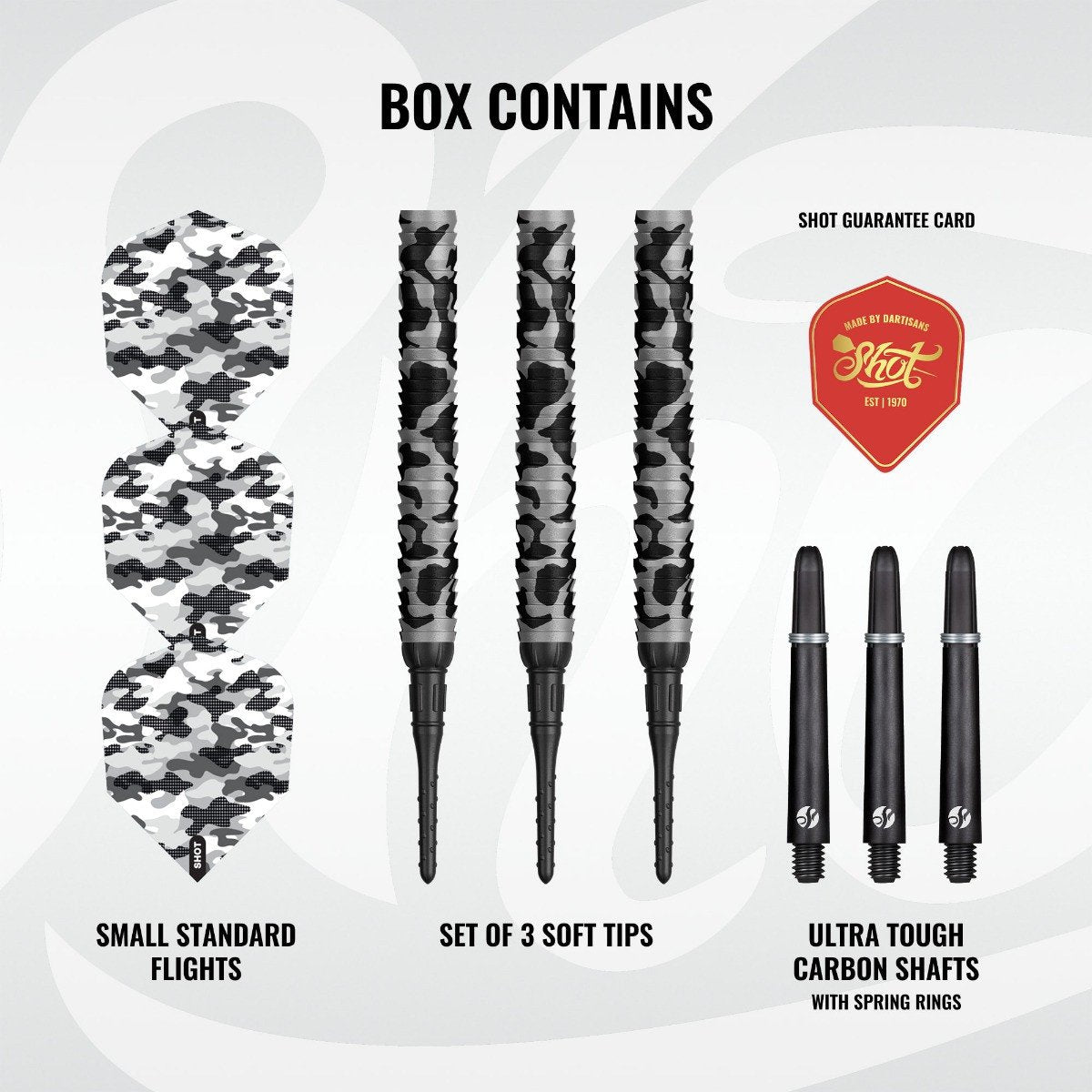 Shot Camo Polar 20 gr Softdart