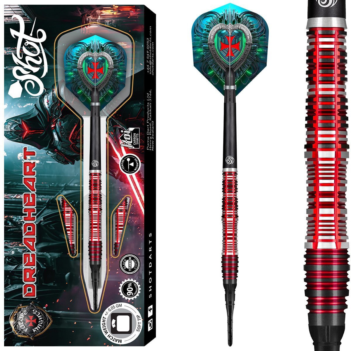 Shot Future Knights Dreadheart 90% Softdart 20g