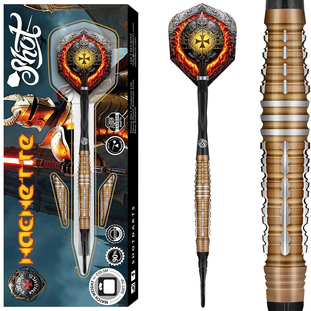 Shot Future Knights Hachette 90% Softdart