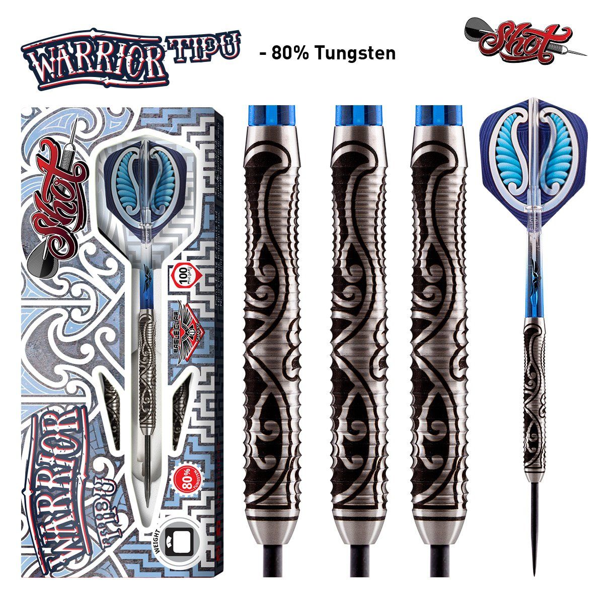 Shot Warrior Tipu 80% Steeldart