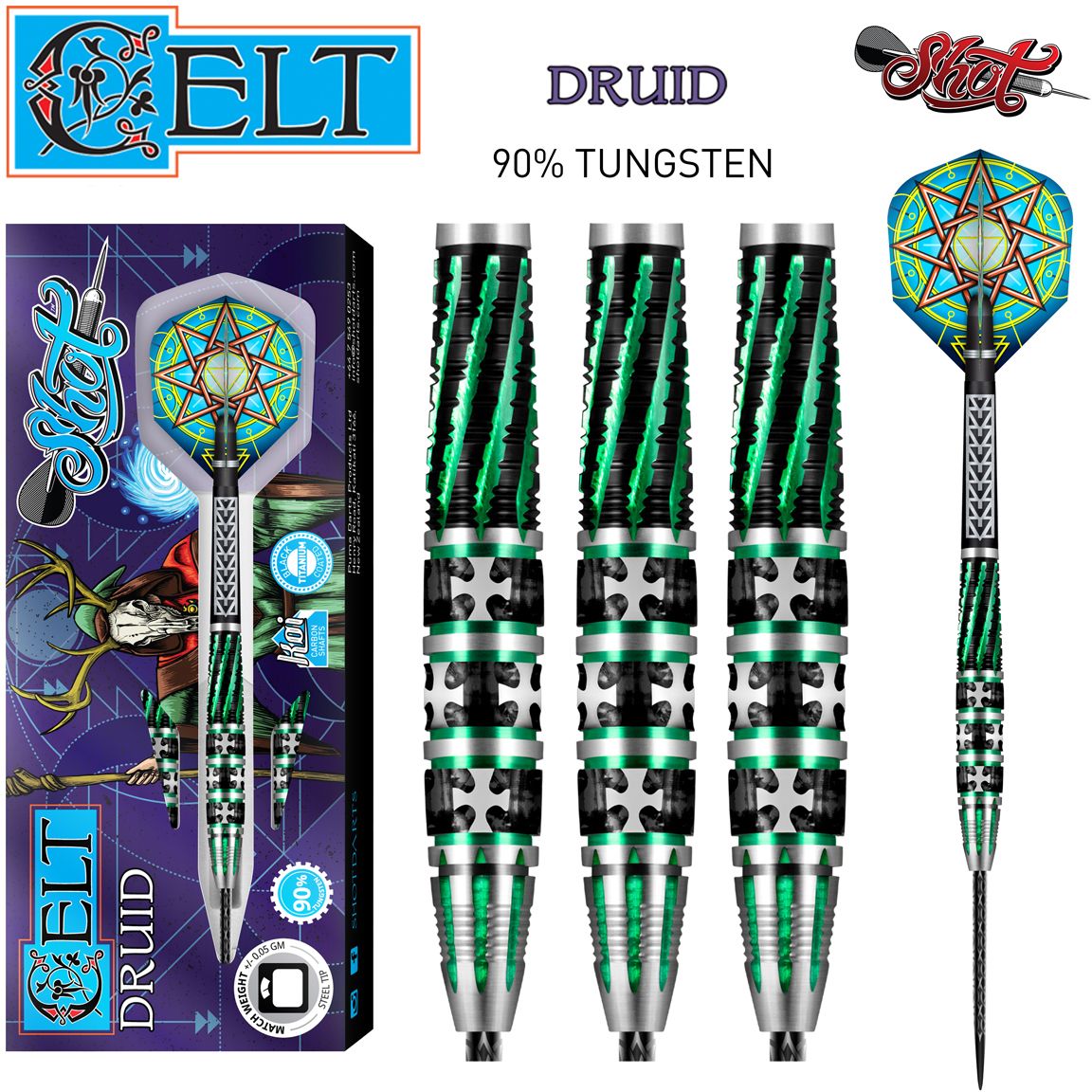 Shot Celt Druid 90% Steeldart