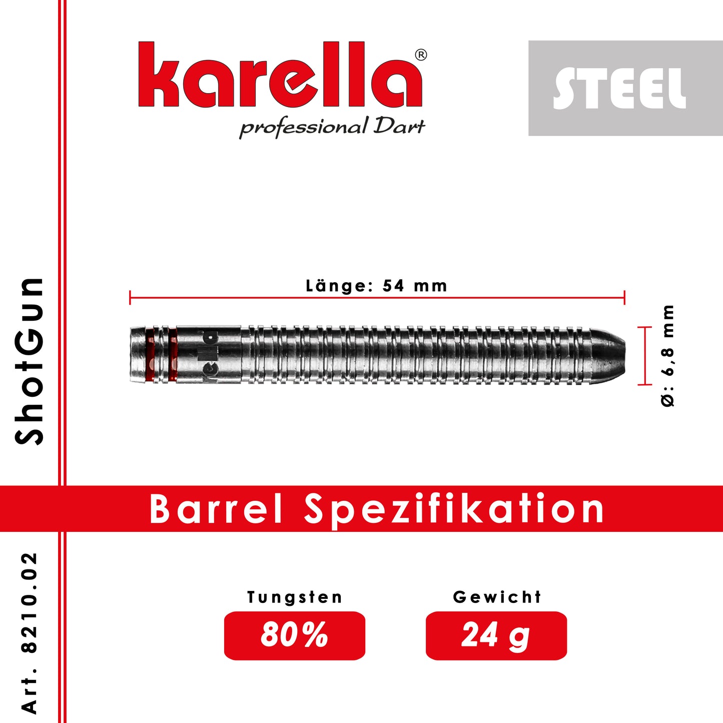 Karella ShotGun Steeldarts