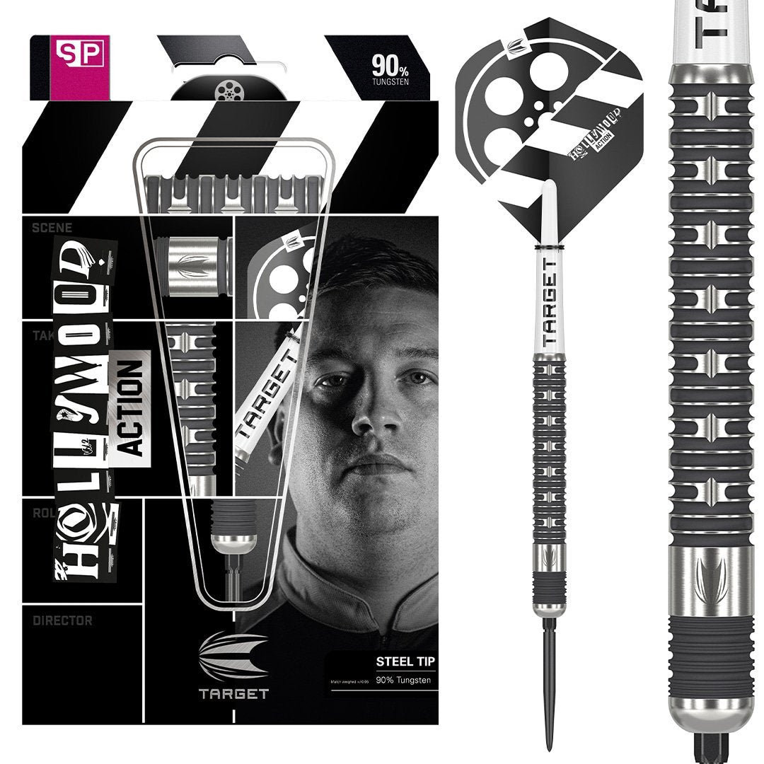 Target Steeldart Chris Dobey Hollywood Action 90% Swiss Point