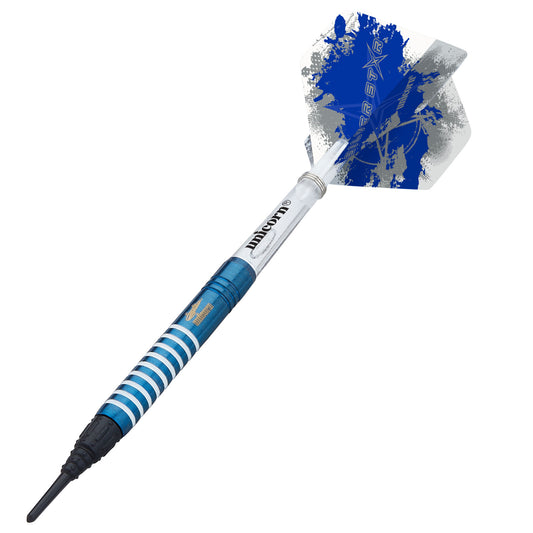 Unicorn Silver Star Blue Gary Anderson Softdart