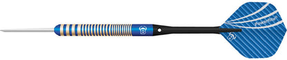 BULL'S Metis blau Brass Steeldart