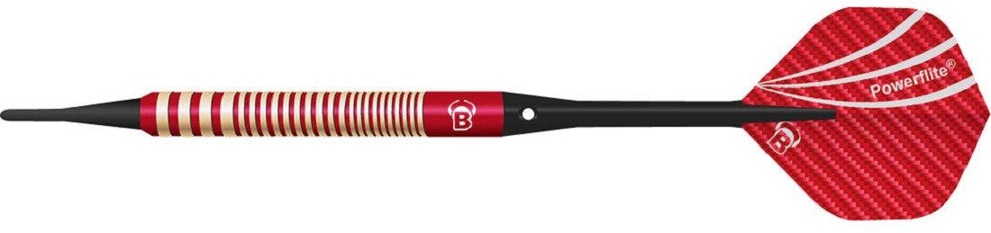 BULL'S Metis rot Brass Softdart