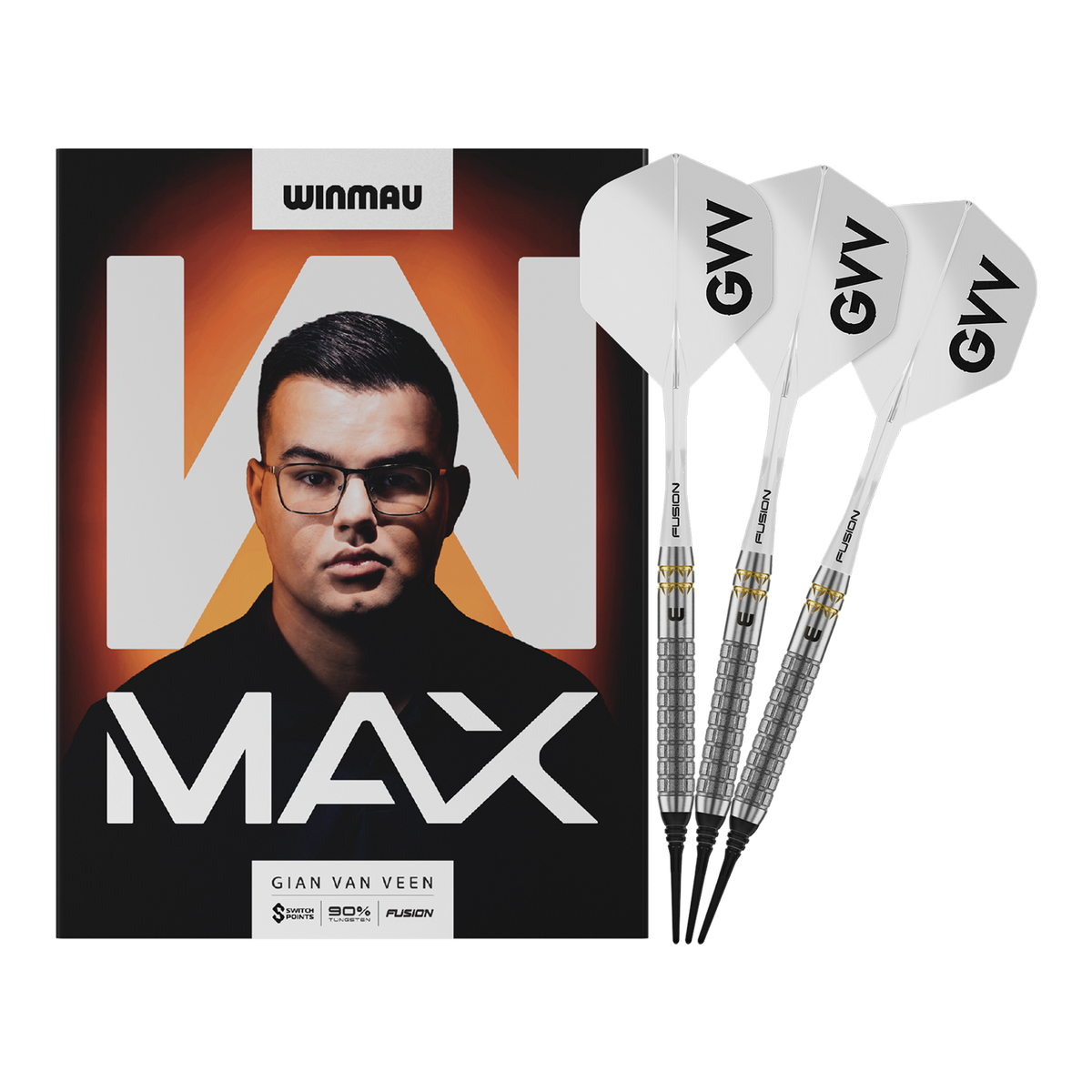 Winmau Gian van Veen W-MAX Softdarts - 18g