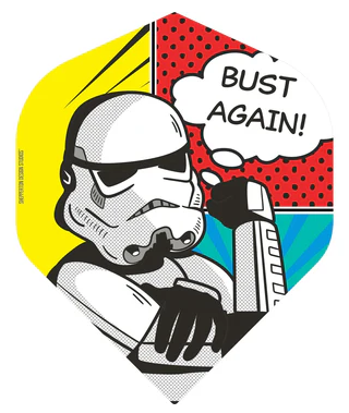 Original StormTrooper Dart Flights –  No 2 – Std – Bust Again