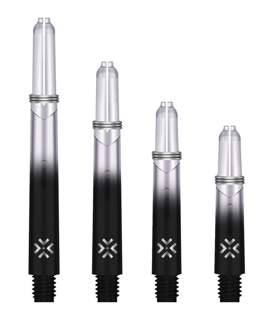Bullet Shafts Transparent / Black