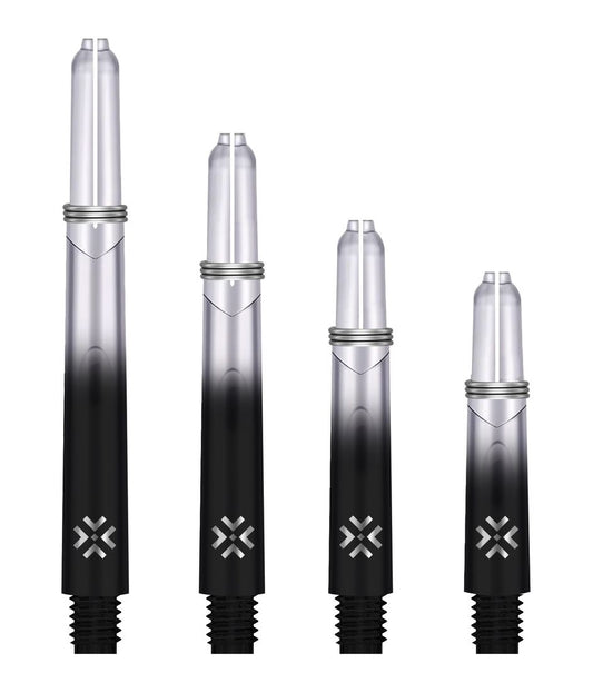 Bullet Shafts Transparent / Black