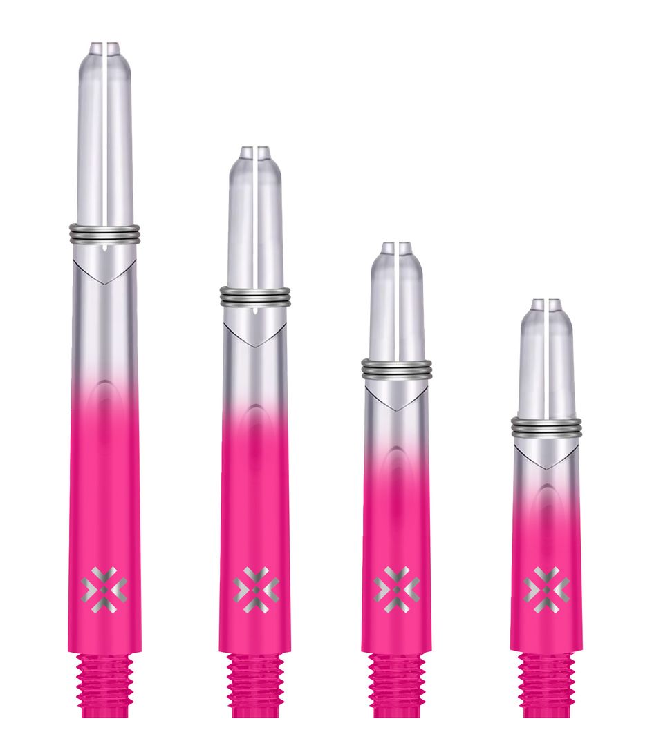 Bullet Shafts Transparent / Pink