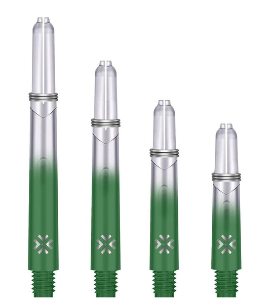 Bullet Shafts Transparent / Green