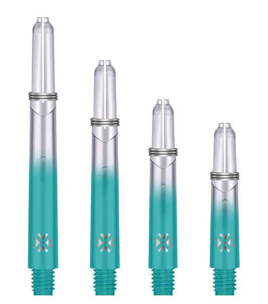 Bullet Shafts Transparent / Blue