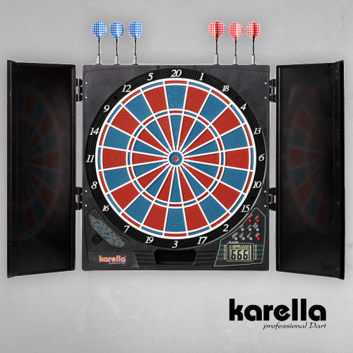 Karella Elektronische Dartscheibe CB 25 Turnierausführung